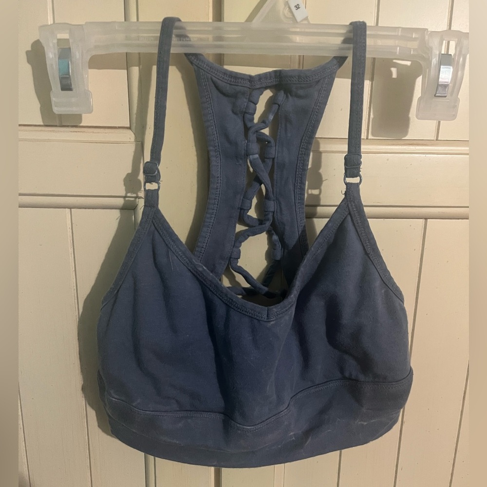 FREE w/ $10+ PURCHASE: SO Mineral Wash Blue Sports Bra